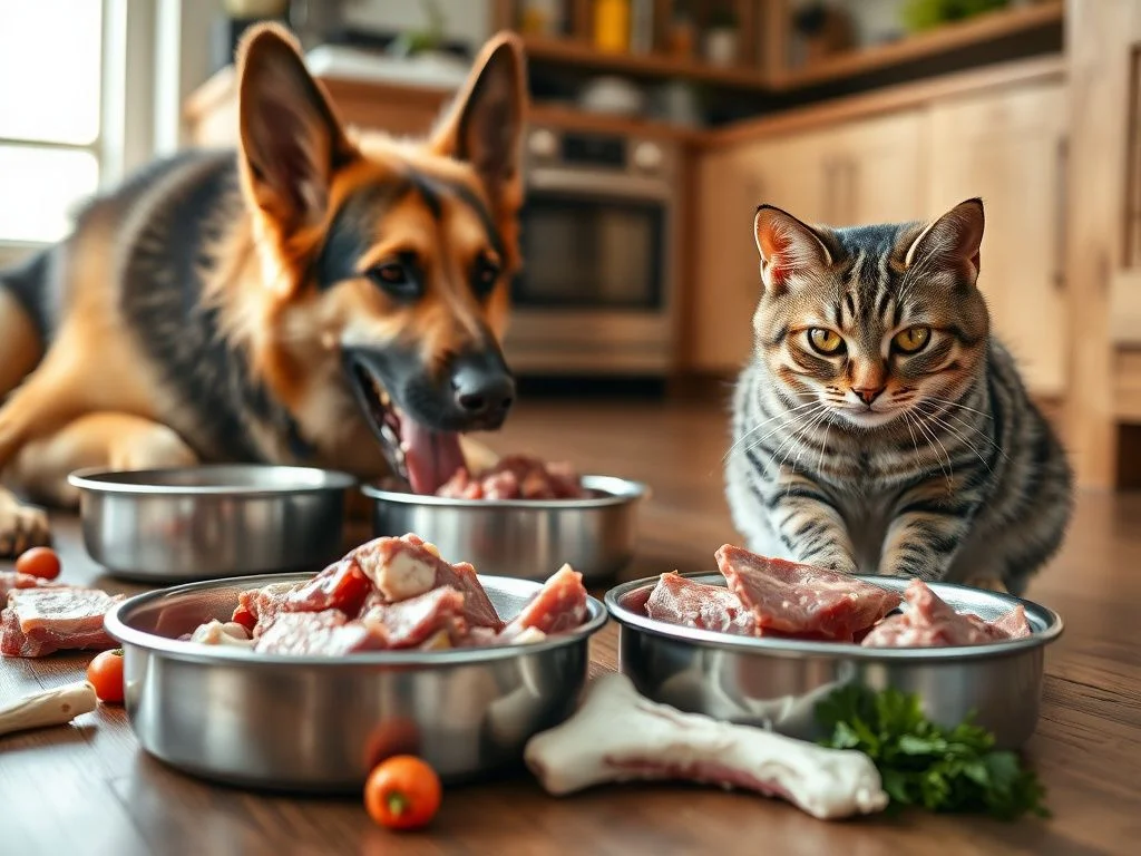 Ako predchádzať nedostatku živín pri kŕmení psa alebo mačky BARF stravou