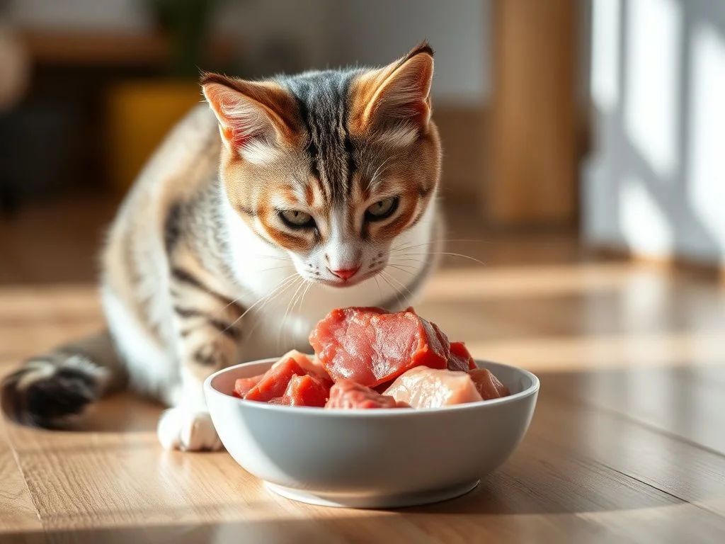 Barf pre mačky s citlivým trávením: sprievodca bezpečným prechodom na prirodzenú stravu