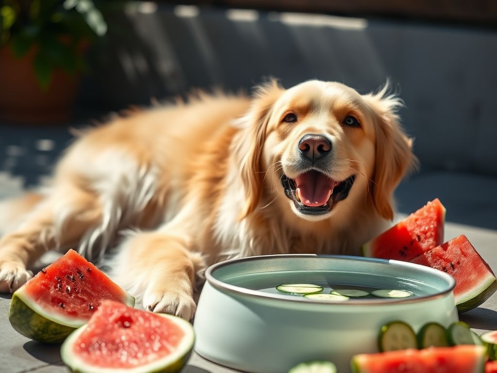 Letné kŕmenie psa: ako prispôsobiť stravu počas horúcich dní